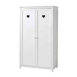 Armoire 2 portes Vipack Amori - Blanc