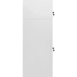 Armoire à selles Gris clair 53x53x140 cm Acier