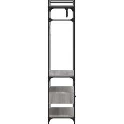 Armoire à tiroirs sonoma gris 89x39x184,5 cm bois d'ingénierie vidaXL