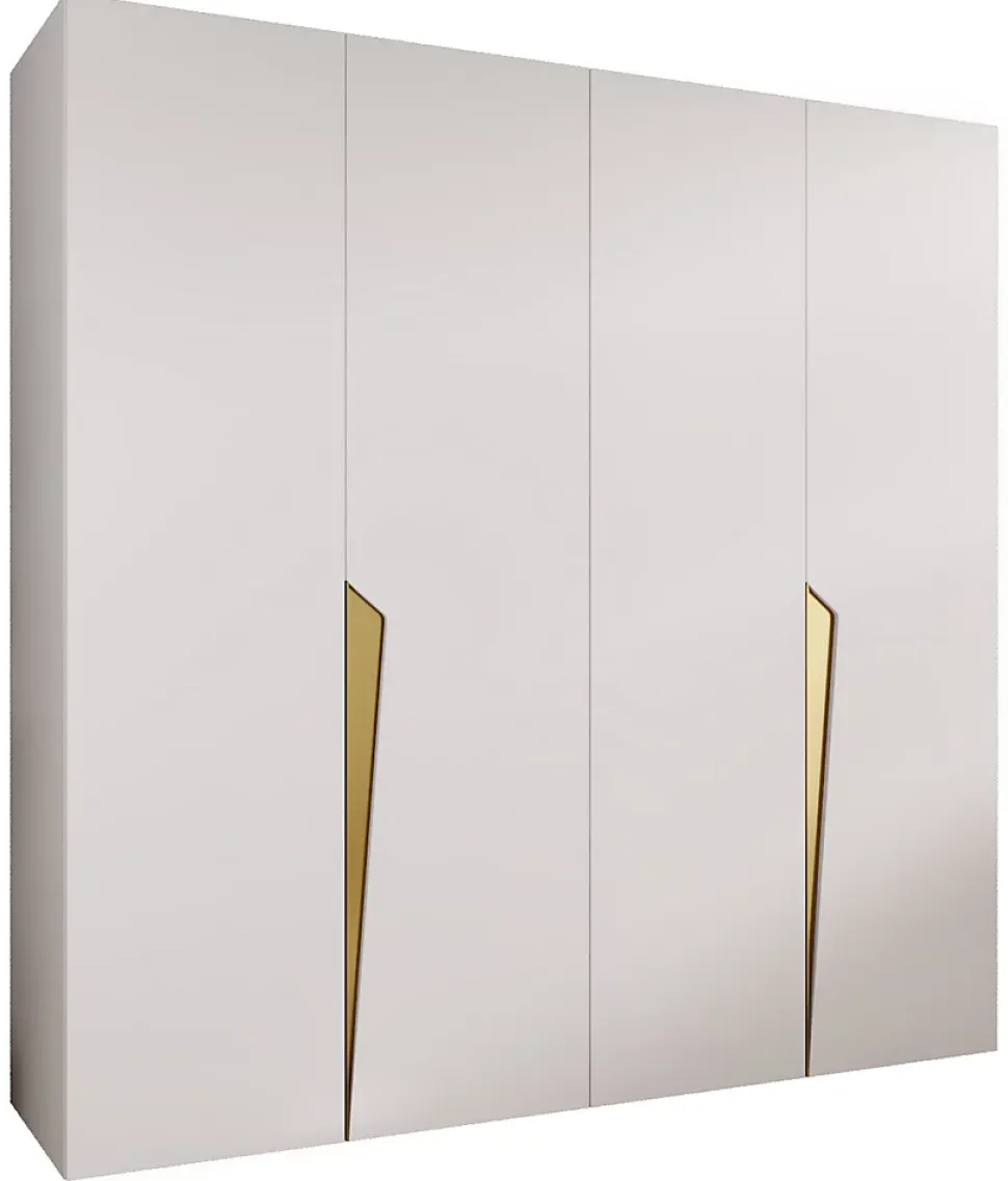 Armoire a portes battantes Piano 1 200 x H. 202 x P. 52, 4 portes