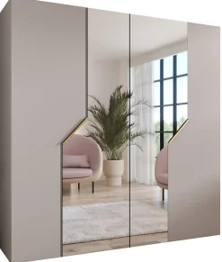 Armoire a portes battantes Andrew 2 200 x H. 202 x P. 52, 4 portes