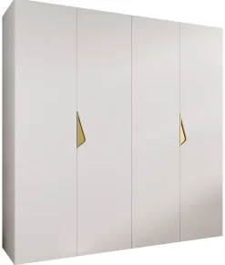 Armoire a portes battantes Sandi 1 200 x H. 202 x P. 52, 4 portes