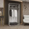 Armoire a portes battantes Andrew 1 100 x H. 202 x P. 52, 2 portes