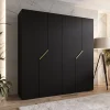 Armoire a portes battantes Andrew 1 200 x H. 202 x P. 52, 4 portes