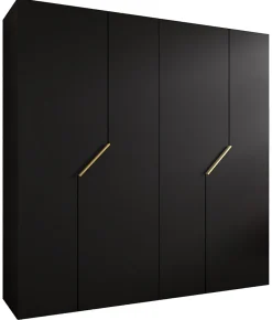 Armoire a portes battantes Andrew 1 200 x H. 202 x P. 52, 4 portes