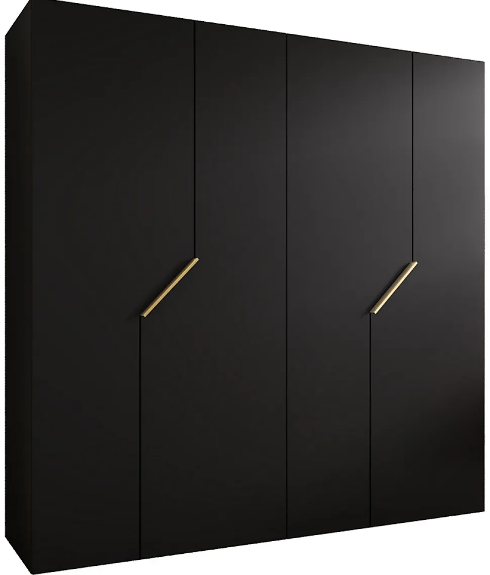 Armoire a portes battantes Andrew 1 200 x H. 202 x P. 52, 4 portes
