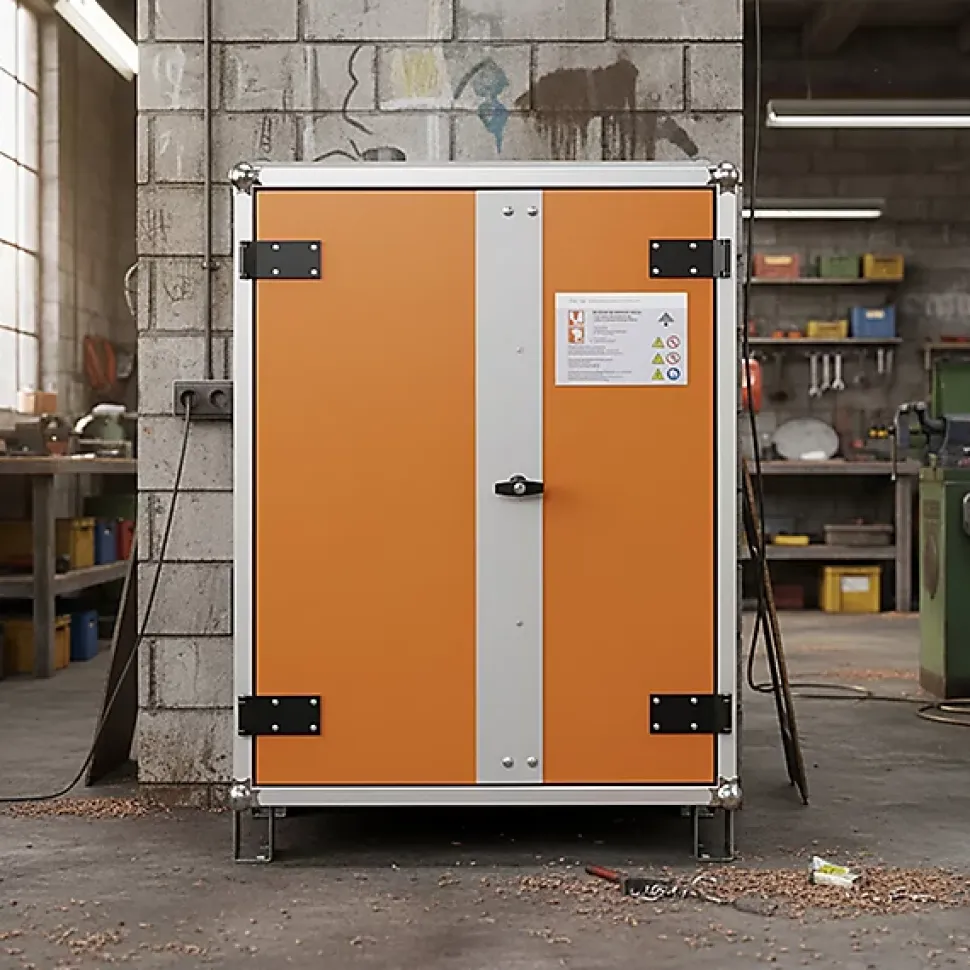 Armoire antifeu batteries - Avec pieds - 11903