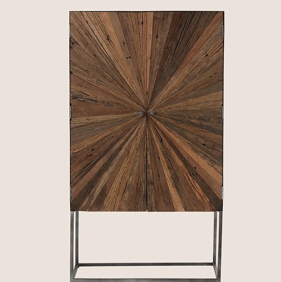 Armoire bar en bois et pieds métal - SHINE