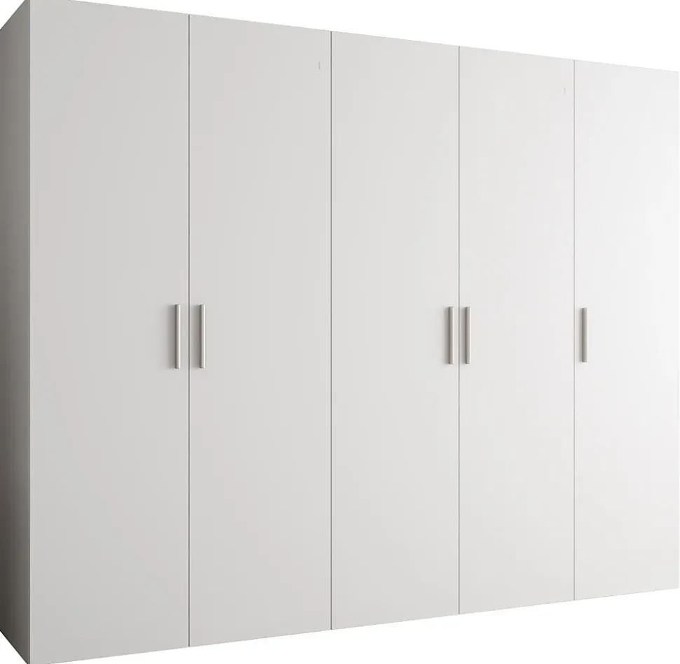 Armoire Bari 1 a portes battantes H. 202 x L.250 x P. 52, 5 portes