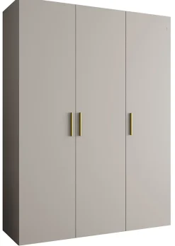 Armoire Bari 1 a portes battantes H. 202 x L.150 x P. 52, 3 portes