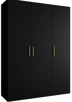 Armoire Bari 1 a portes battantes H. 202 x L.150 x P. 52, 3 portes