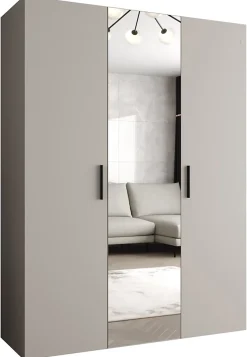 Armoire Bari 2 a portes battantes H. 202 x L.150 x P. 52, 3 portes
