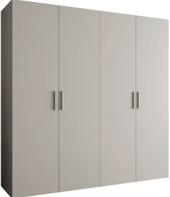 Armoire Bari 1 a portes battantes H. 202 x L.200 x P. 52, 4 portes