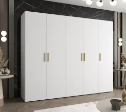 Armoire Bari 1 a portes battantes H. 202 x L.250 x P. 52, 5 portes