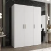 Armoire Bari 1 a portes battantes H. 202 x L.150 x P. 52, 3 portes