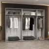 Armoire Bari 2 a portes battantes H. 202 x L.250 x P. 52, 5 portes