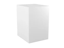 Armoire basse blanche 1 porte GoodHome Atomia H. 75 x L. 50 x P. 58 cm