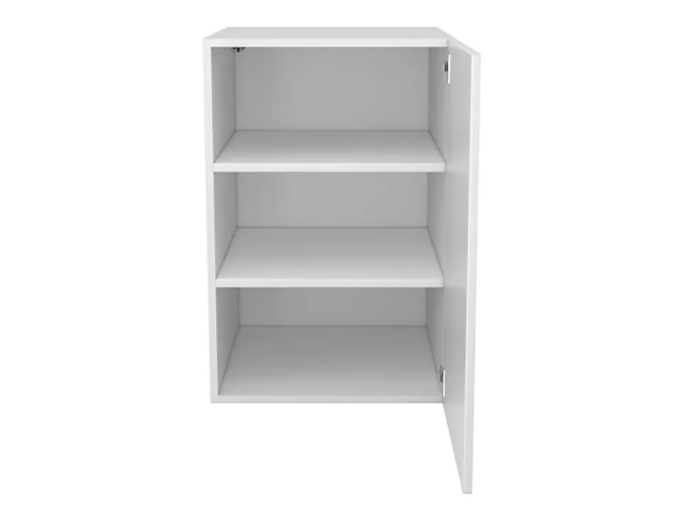 Armoire basse blanche 1 porte GoodHome Atomia H. 75 x L. 50 x P. 58 cm