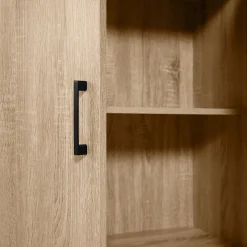 Armoire basse DETROIT 2 portes design industriel