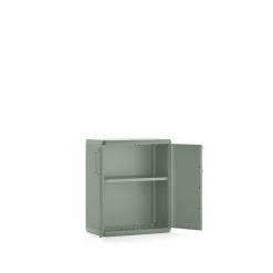 Armoire basse Keter Quadra vert L.68 x H.83 x P.39 cm
