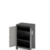 Armoire basse Links 2 tablettes L. 37 x H. 97 x P. 65 cm
