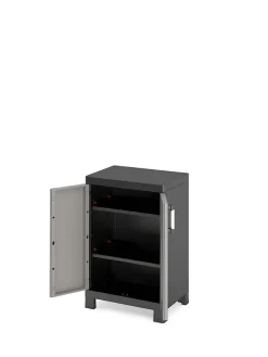 Armoire basse Links 2 tablettes L. 37 x H. 97 x P. 65 cm