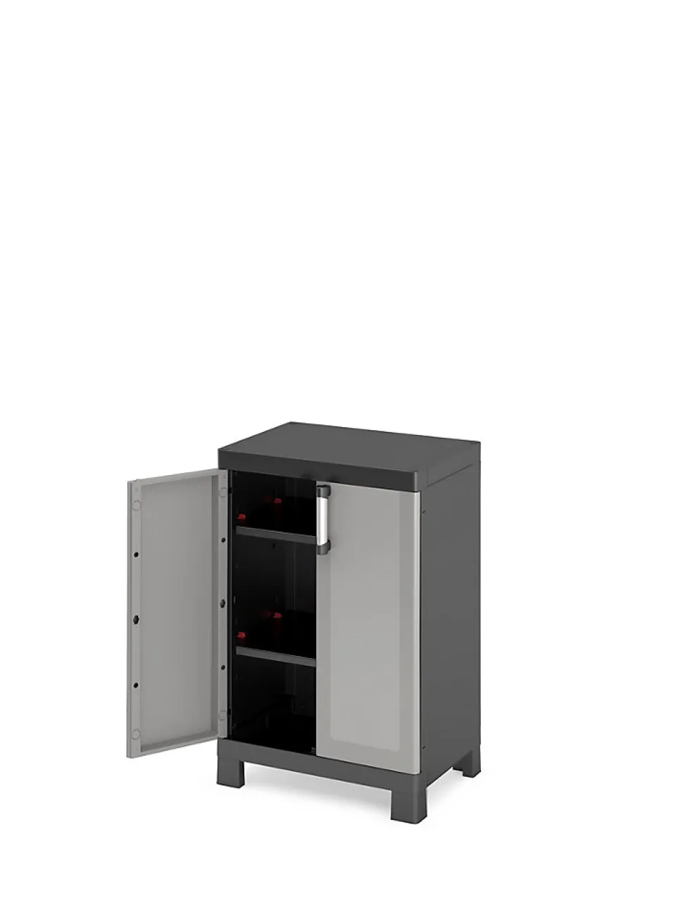 Armoire basse Links 2 tablettes L. 37 x H. 97 x P. 65 cm