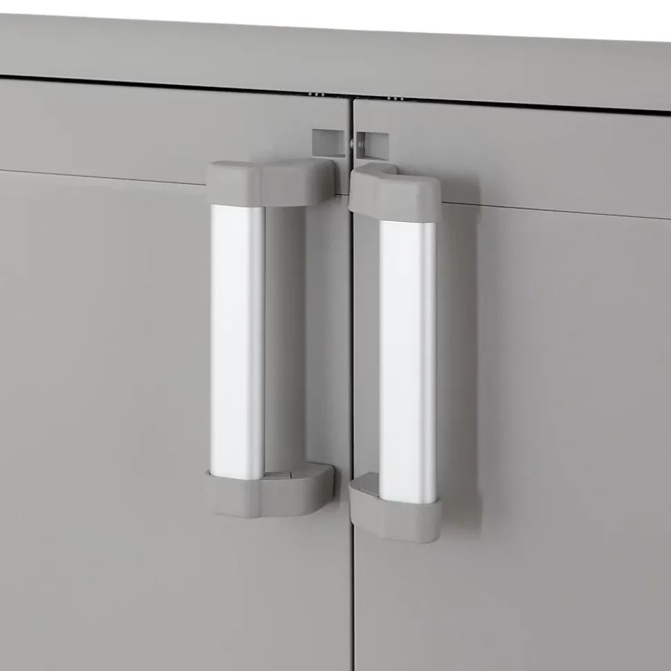 Armoire basse plastique 2 tablettes Major L.49 x H.101 x P.78 cm