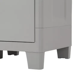 Armoire basse plastique 2 tablettes Major L.49 x H.101 x P.78 cm