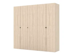 Armoire bicolore 4 penderies et 2 tiroirs GoodHome Atomia H. 187,5 x L. 200 x P. 45 cm