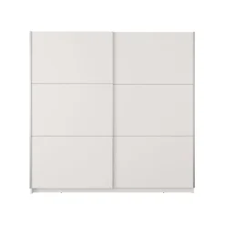Armoire blanche 2 portes coulissantes 150 cm Collection ARSALA