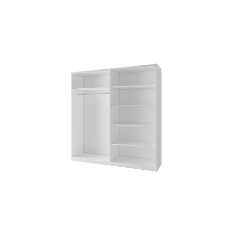 Armoire blanche 2 portes coulissantes 150 cm Collection ARSALA