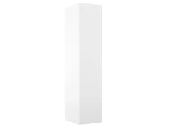 Armoire blanche avec 4 tablettes GoodHome Atomia H. 225 x L. 50 x P. 58 cm