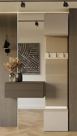 Armoire, cachemire / beige, 50 x 238 x 35 cm