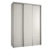 Armoire Cannes 1 à Portes Coulissantes 205,2/170/45 3 Portes (blanc,blanc.argent)