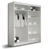 Armoire Closico Camera VIII, Nombre d'étagères: 5, 200x150x58cm