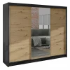 Armoire Closico Durion I, Nombre d'étagères: 9, 215x200x58cm