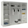 Armoire Closico Durion I, Nombre d'étagères: 9, 215x200x58cm