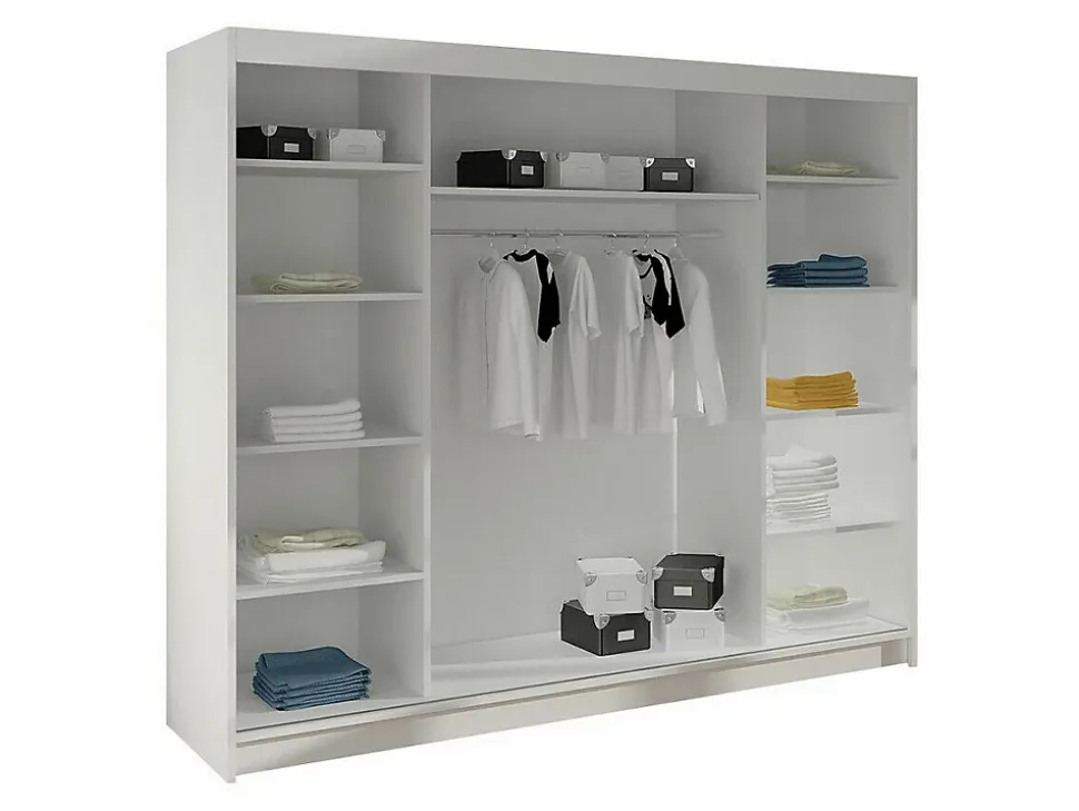 Armoire Closico Durion I, Nombre d'étagères: 9, 215x200x58cm