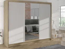 Armoire Closico Durion I, Nombre d'étagères: 9, 215x200x58cm