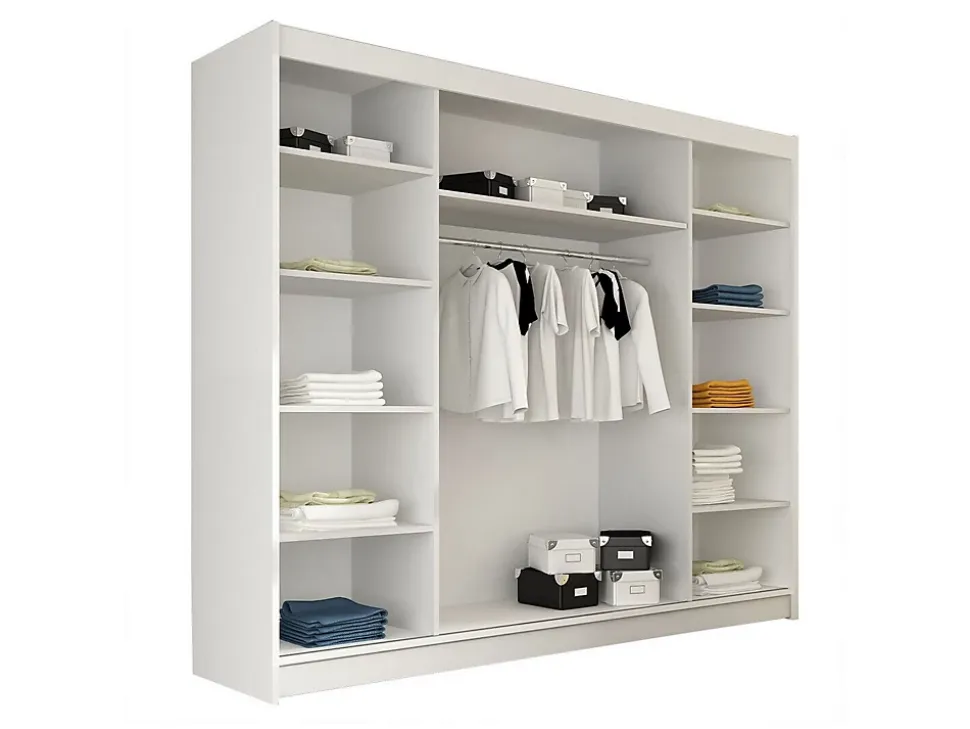 Armoire Closico Ordo I, Nombre d'étagères: 9, 215x250x58cm