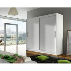 Armoire Closico Pallor I, Nombre d'étagères: 5, 215x180x58cm
