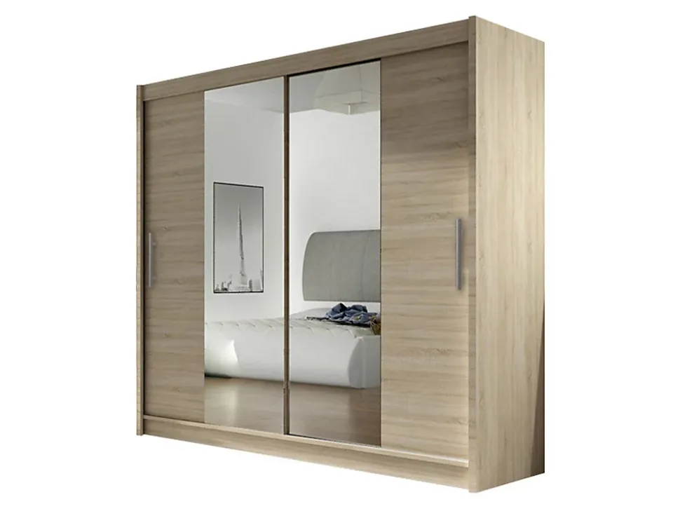Armoire Closico Pallor II, Nombre d'étagères: 5, 215x180x58cm