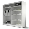 Armoire Closico Pallor II, Nombre d'étagères: 5, 215x180x58cm