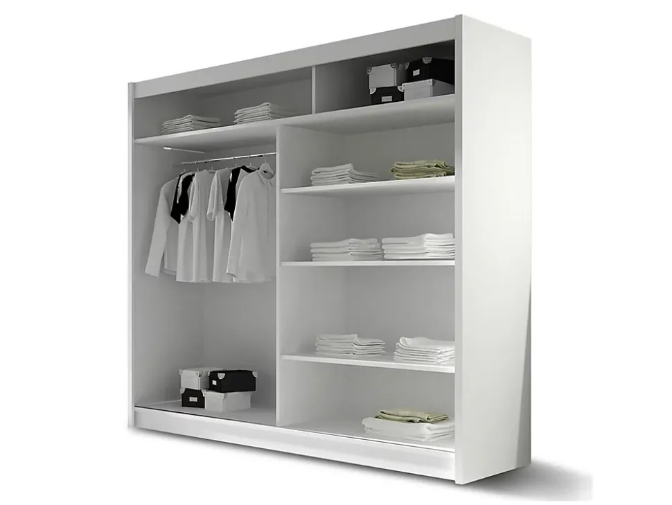 Armoire Closico Pallor II, Nombre d'étagères: 5, 215x180x58cm