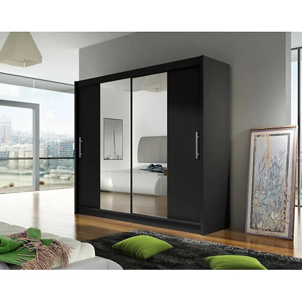 Armoire Closico Pallor II, Nombre d'étagères: 5, 215x180x58cm