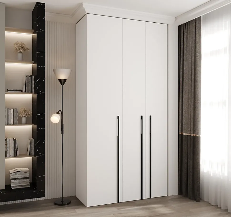 Armoire Como 3 a portes battantes H. 245 x L. 120 x P. 50, 3 portes