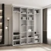 Armoire Como 4 a portes battantes H. 245 x L. 200 x P. 40, 4 portes