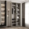 Armoire Como 3 a portes battantes H. 245 x L. 100 x P. 50, 2 portes