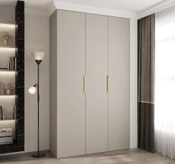 Armoire Como 4 a portes battantes H. 245 x L. 140 x P. 50, 3 portes
